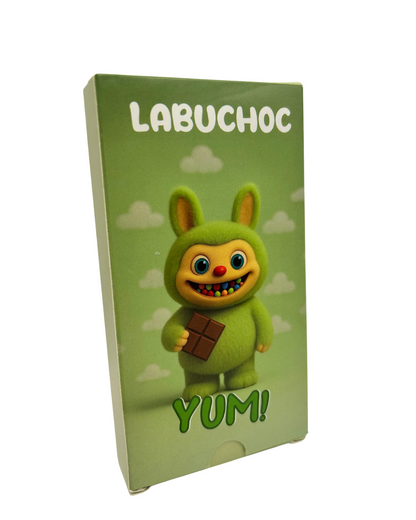 LABUCHOC 75g- Schokolade gefüllt mit Pistaziencreme und Knisterzucker