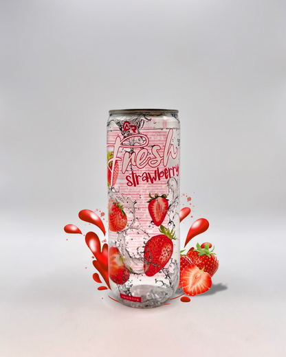 24x ACR Fresh  Erdbeere Sparkling – Erfrischendes Erdbeerwasser  mit spritzigem Genuss