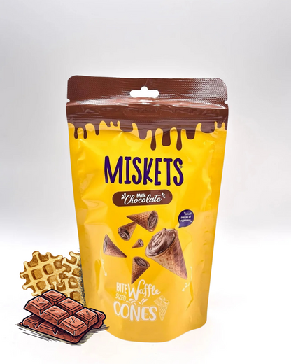 Miskets 70g (MHD 06.2025) – Kleine Waffelträume mit großem Herz “ Schokolade. Waffel. Liebe.“