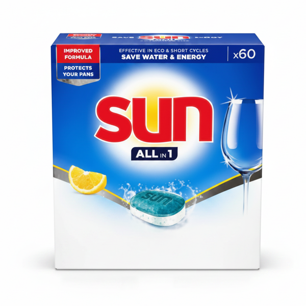 Sun Geschirrspültabs All-in-1 - Geeignet für Töpfe