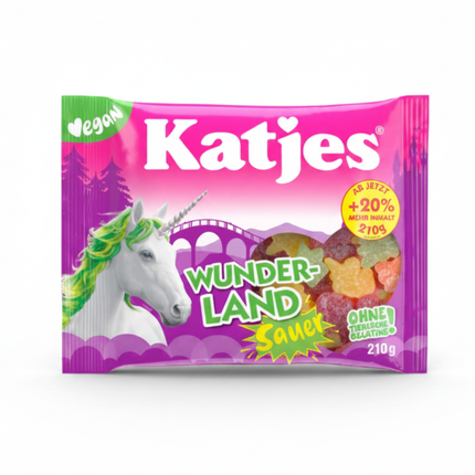 Katjes Fruchtgummi Wunderland Sauer 210 g