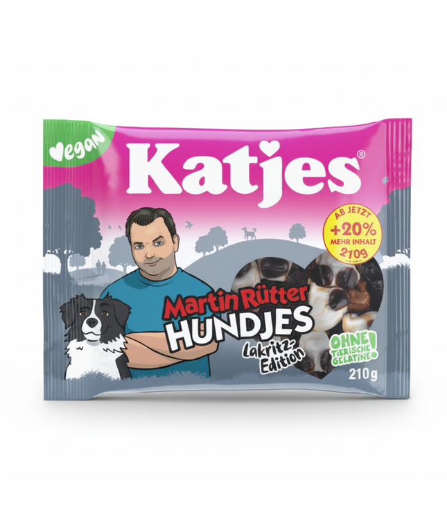 Katjes Hundjes Fruchtgummi-Tüte 210 g