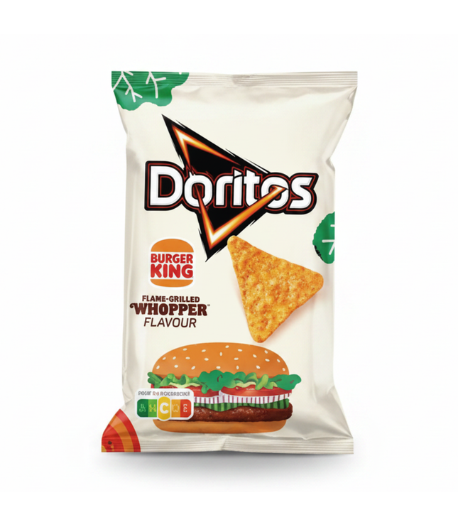 Doritos Chips-Tüte mit Burger King Whopper Flame-Grilled Geschmack