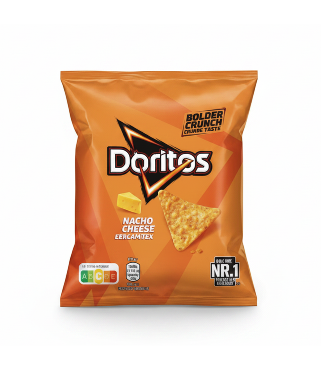 Doritos Nacho-Cheese Chips-Tüte, orange