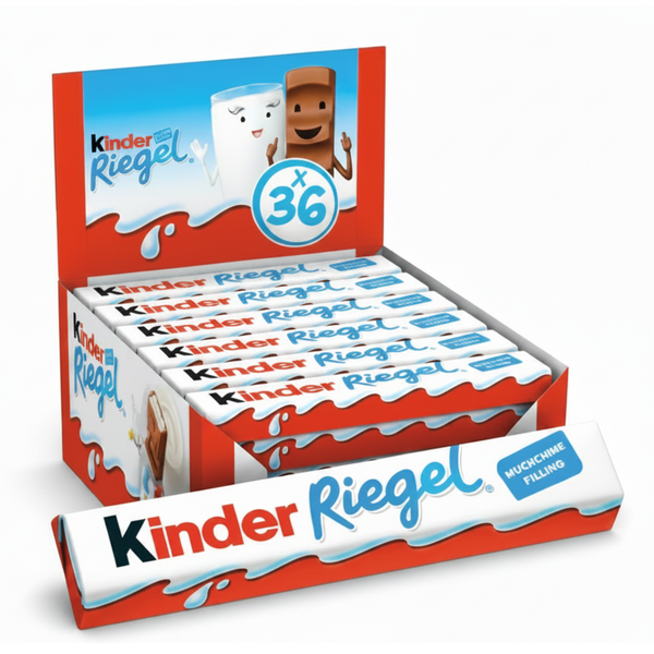 Kinder Riegel Schokoriegel mit Vollmilchfüllung 36 Riegeln a 21g