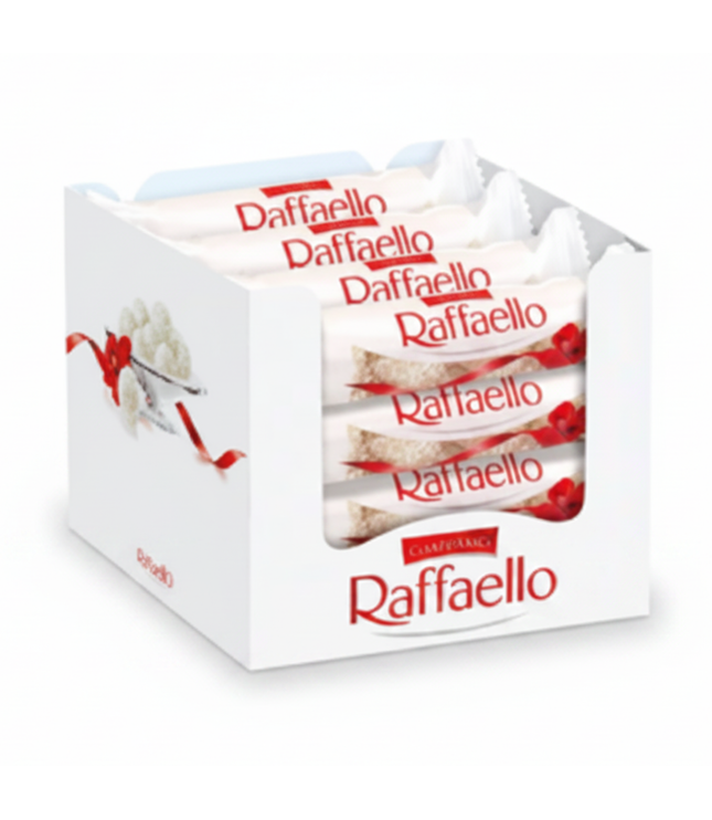 Raffaello 4er-Pack Kokos-Mandel-Pralinen, Kartonverpackung