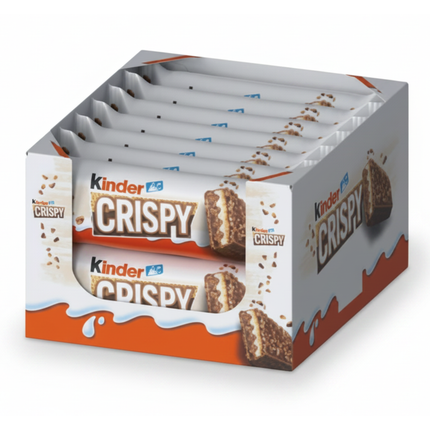 Kinder Crispy Schokoladen-Snack-Packung mit Riegeln