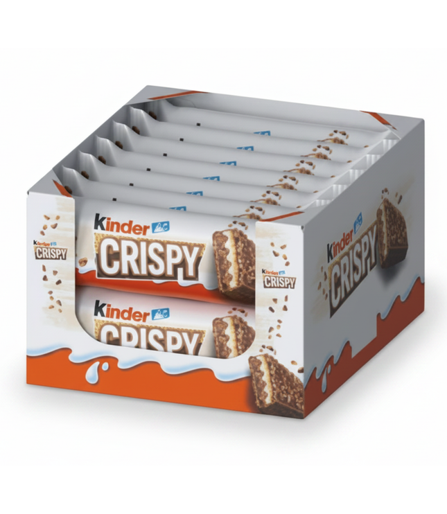 Kinder Crispy Schokoladen-Snack-Packung mit Riegeln