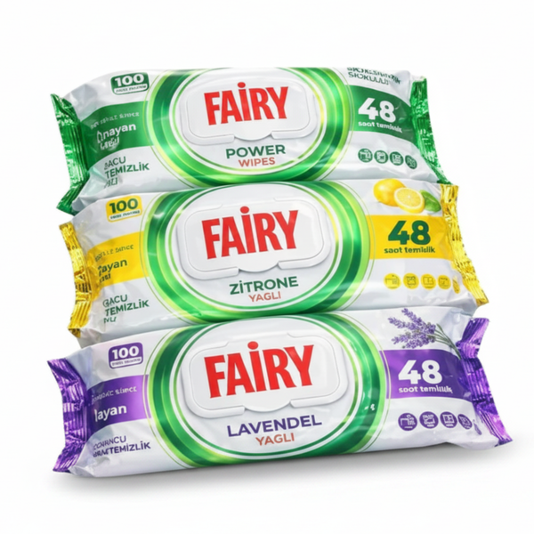 Fairy Power Wipes Reinigungstücher – 3 Varianten