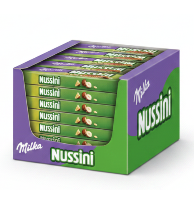Milka Nussini Vorteilspack: Schachtel mit Nuss-Schokolade