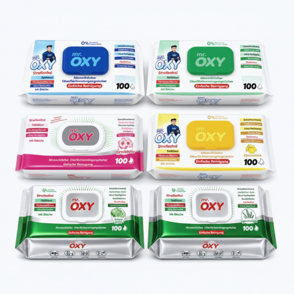 Mr. Oxy Allzweckreiniger - 100 Tücher Packung