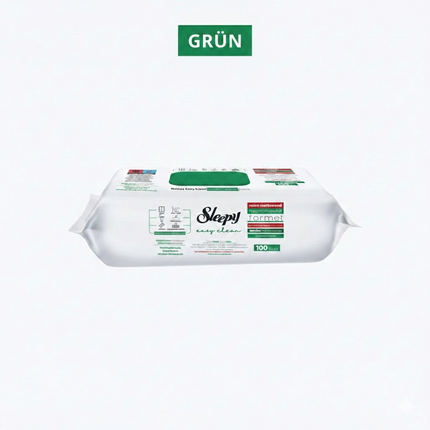 Sleepy Oberflächenreinigungstücher, grün