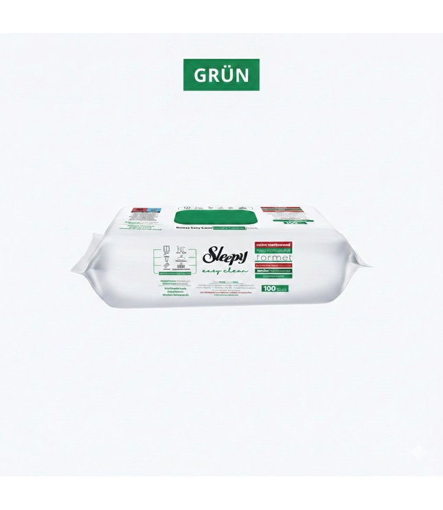 Sleepy Oberflächenreinigungstücher, grün