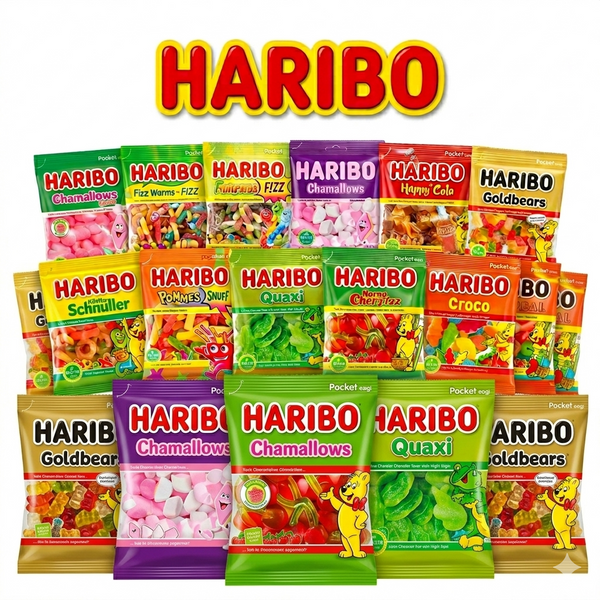 Haribo Halal Süßigkeiten Mix – Fruchtgummi & Marshmallows