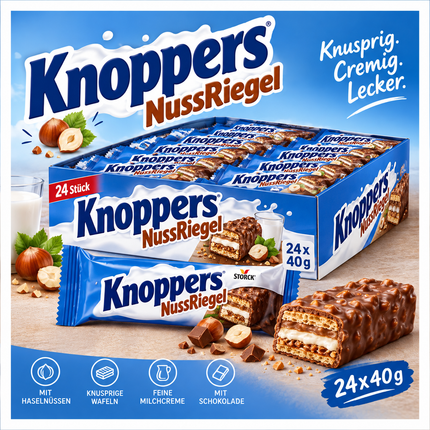 Knoppers Nuss Riegel 24x40g