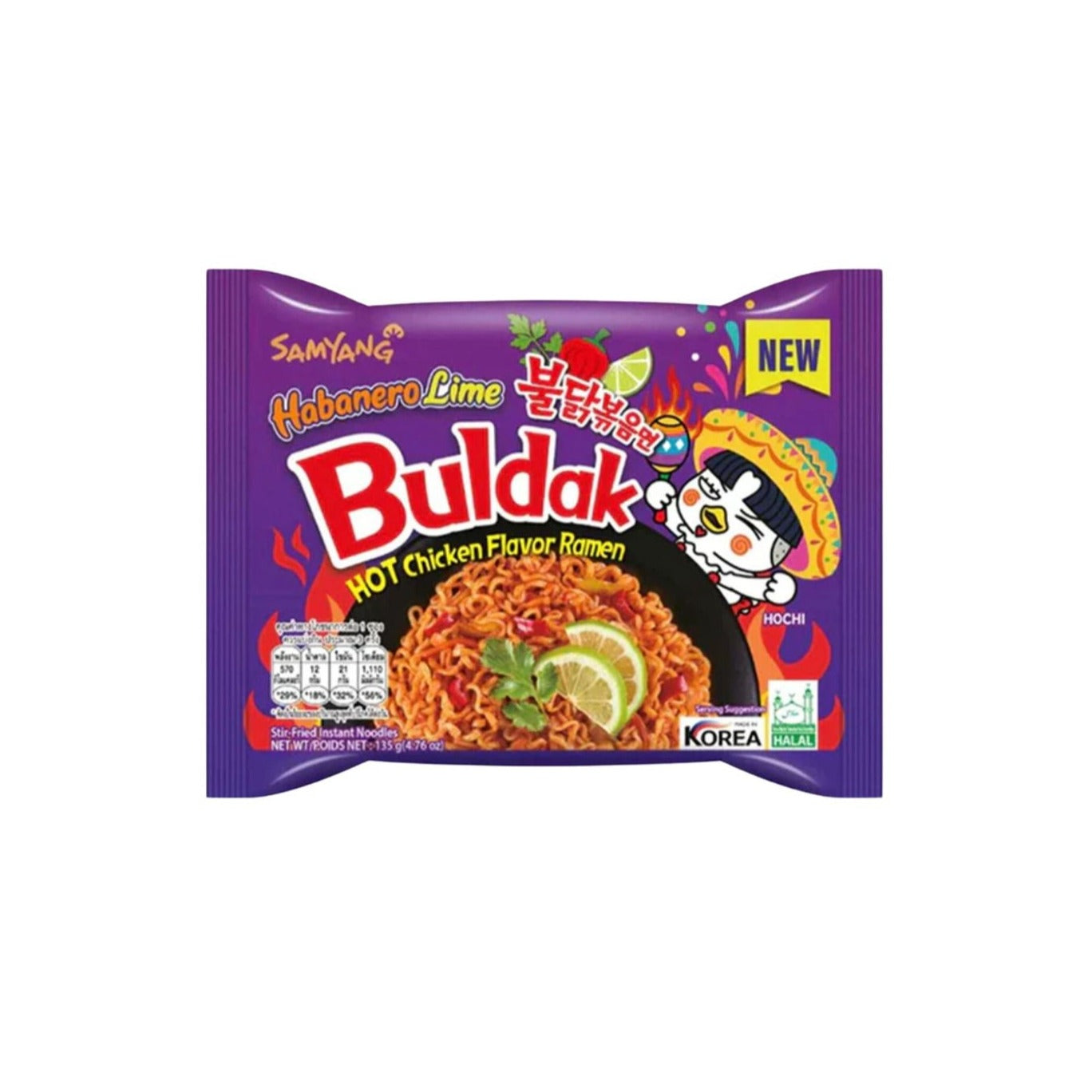 Samyang Buldak Habaner Lime 140g