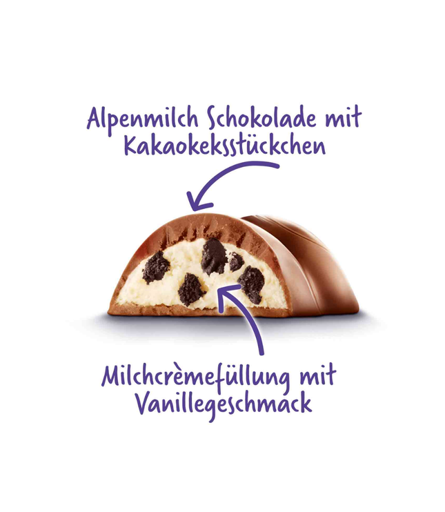 Milka Oreo Schokoladenriegel mit Kakokeksstückchen und Milchcreme-Füllung