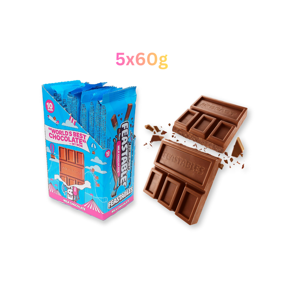 Mr. Beast Milk Chocolate 5x60g