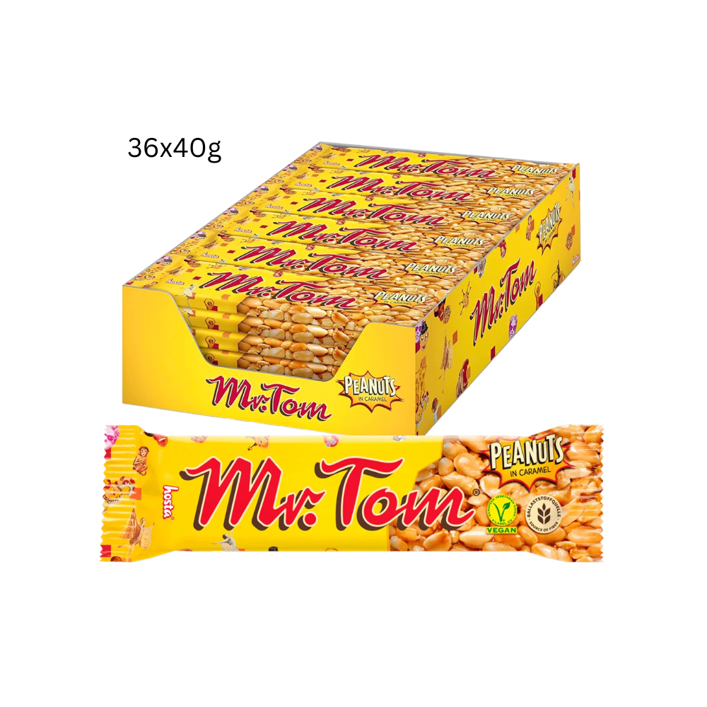 Mr. Tom Erdnuss Riegel 36x40g
