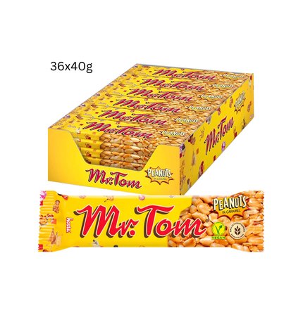 Mr. Tom Erdnuss Riegel 36x40g