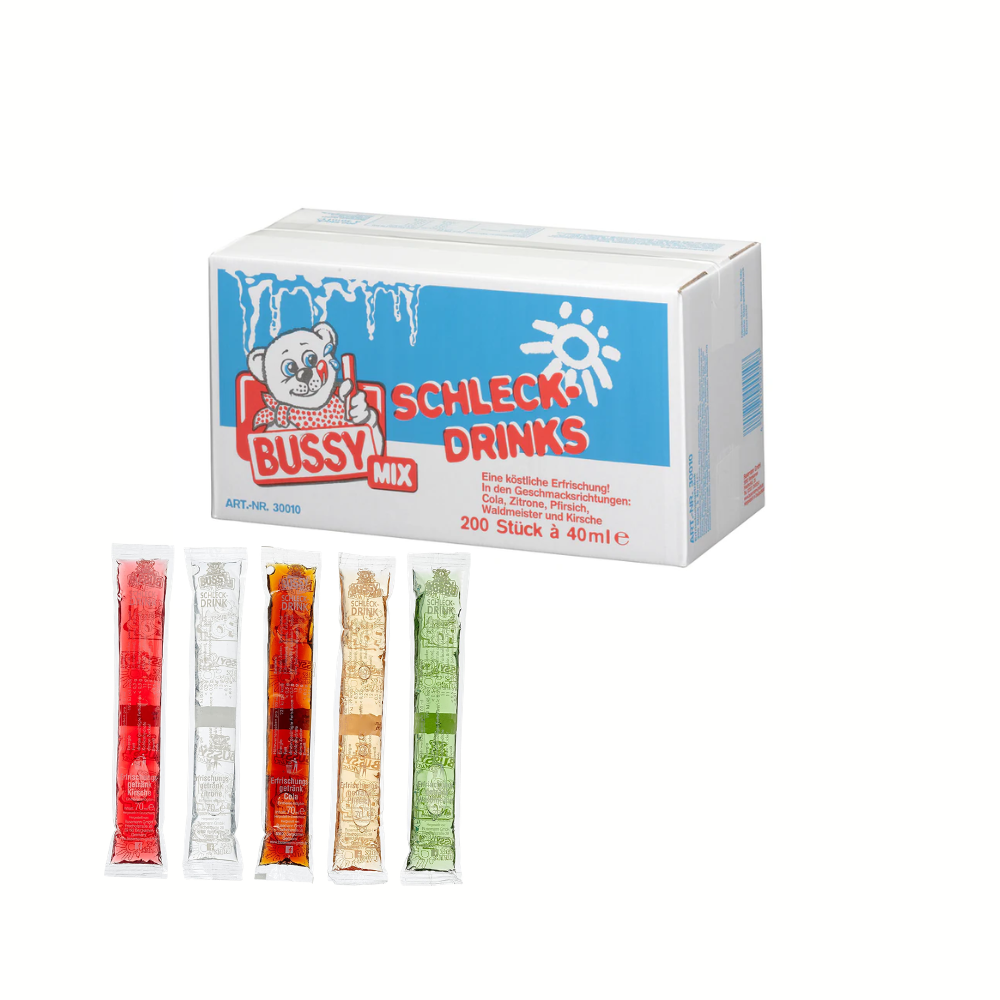 BUSSY Mix Wassereis - 200x40ml Karton - gemischt