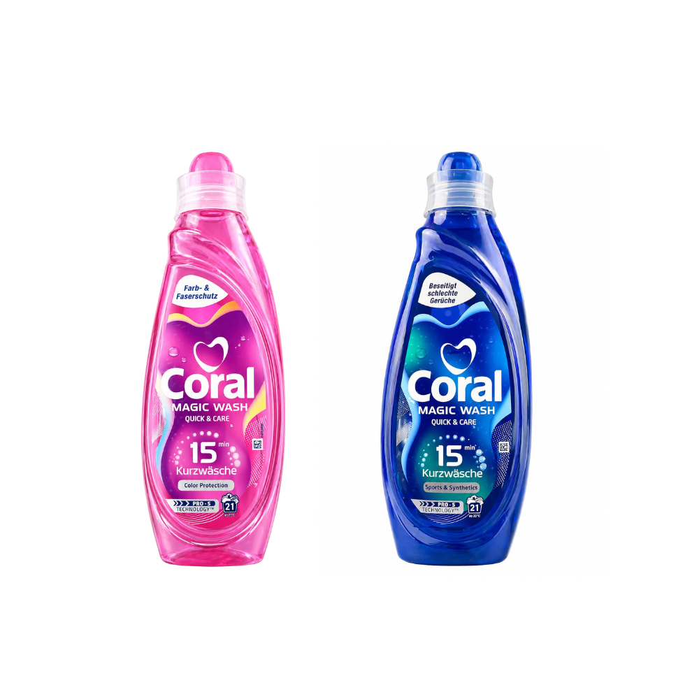 Coral Vollwaschmittel flüssig Magic Wash, 21 Wl
