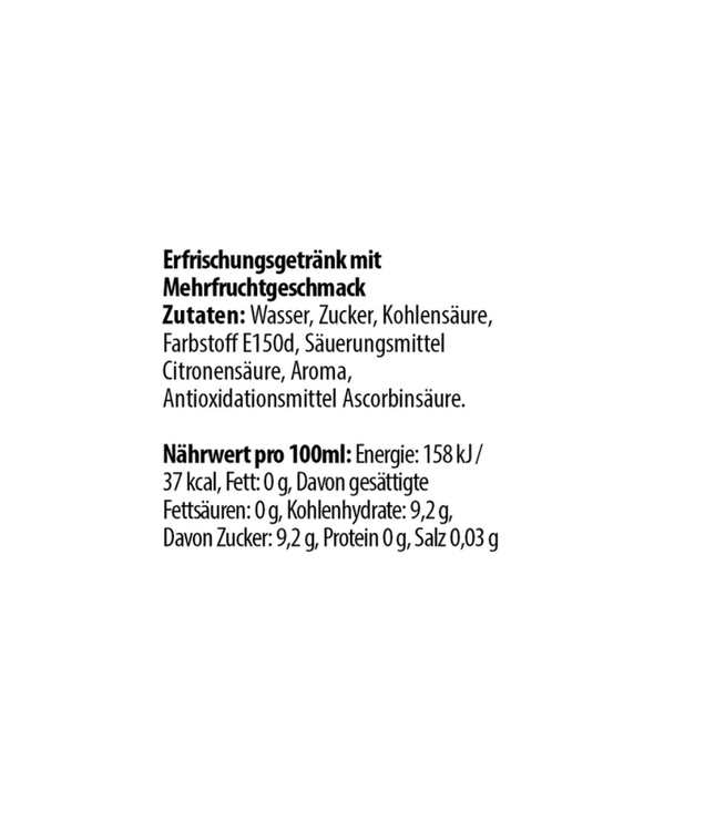12x ACR Fresh Black Gazoz  Sparkling – Erfrischender Mehrfruchtgeschmack mit spritzigem Genuss