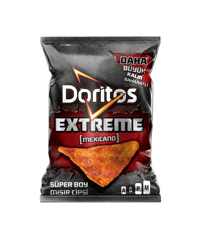 Doritos Extreme Chipstüte, mexikanisch gewürzte Tortillachips, 100 g