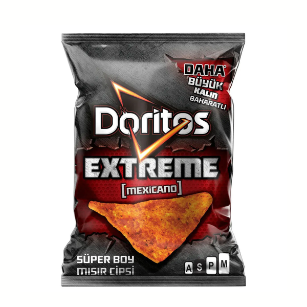 Doritos Extreme Chipstüte, mexikanisch gewürzte Tortillachips, 100 g