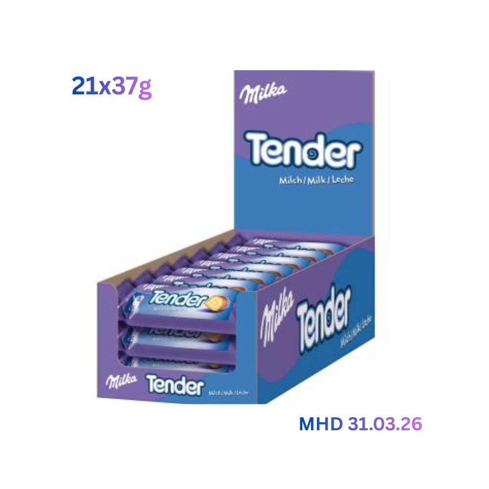 Milka Tender Milch 21x37g MHD 31.03.26