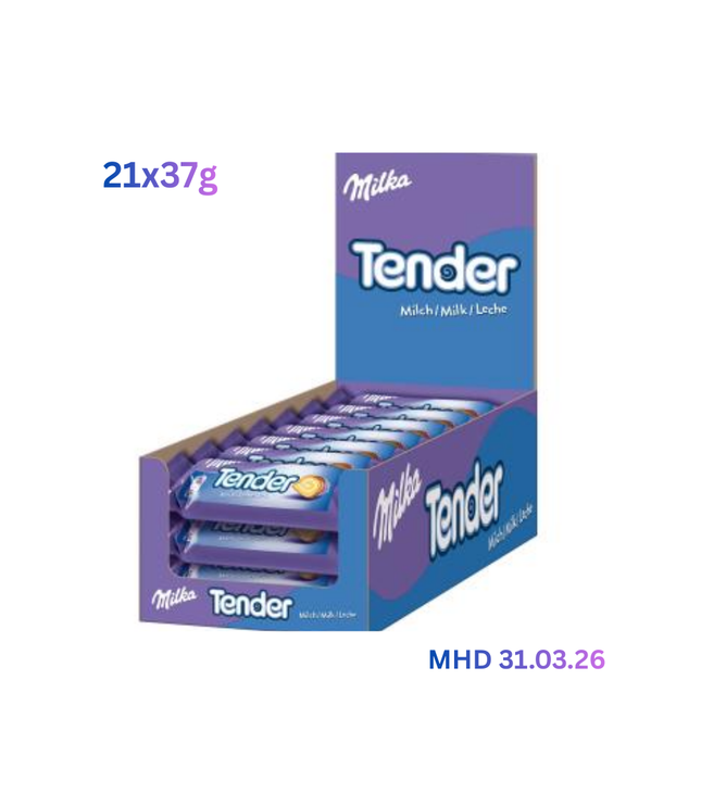 Milka Tender Milch 21x37g MHD 31.03.26