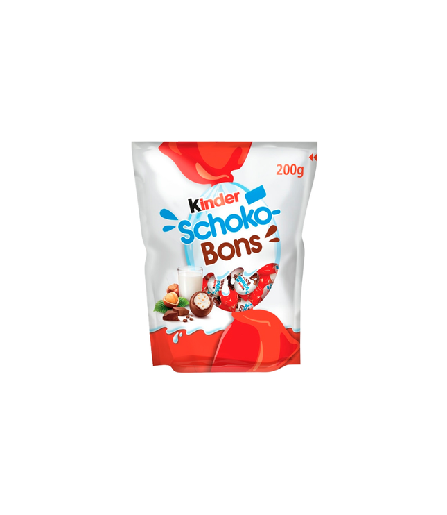 Kinder Schoko-Bons 200g Vollmilchschokolade mit Haselnussfüllung
