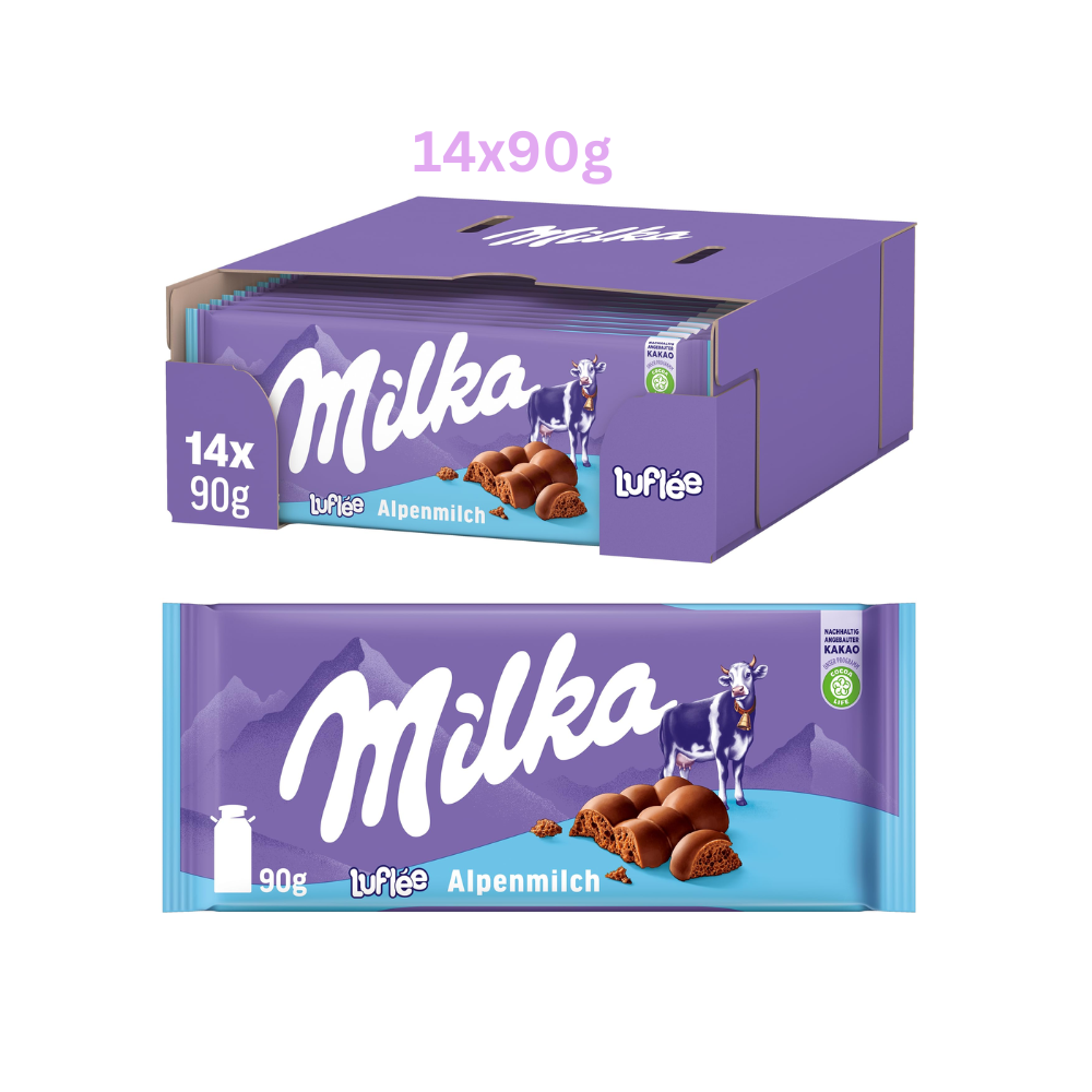 Milka Bubbly Schokolade 14x90g