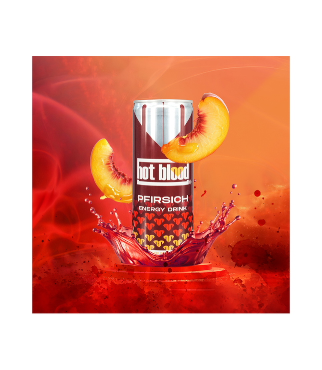 Hot Blood Energy Drink 24er Pack – 4 Geschmacksrichtungen