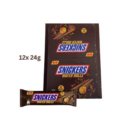 Chocolate Wafer Rolls Mix – Snickers, Twix, Bounty & Cadbury