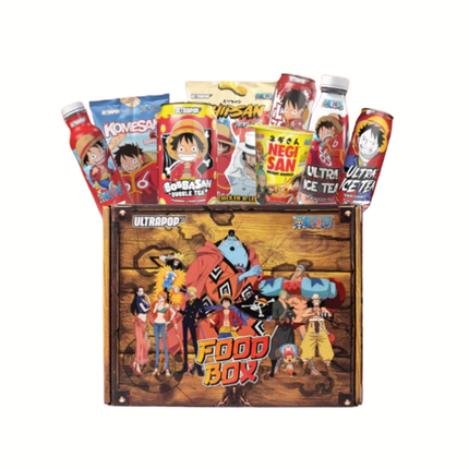 Anime Food Box mit One Piece Motiven, Karton mit Food Box Frontgrafik