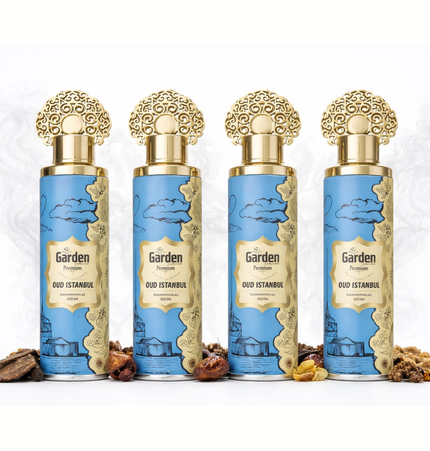 4x Garden Premium Oud Raumduft Set – 4 Düfte | 4x300 ml