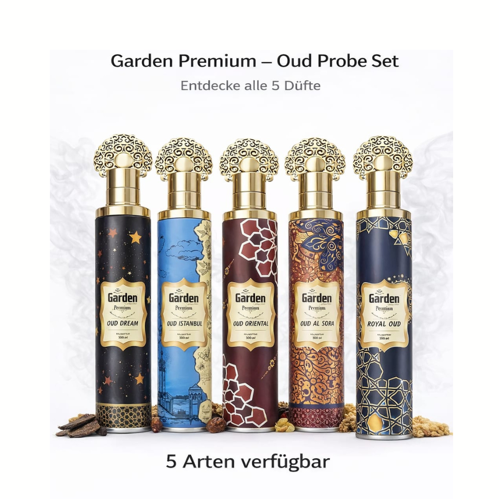 Garden Premium Oud Duftkollektion – Wähle dein Set