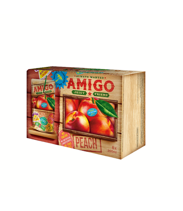 Amigo Fruit Drink Pfirsich, 8x0,2 ml Packung