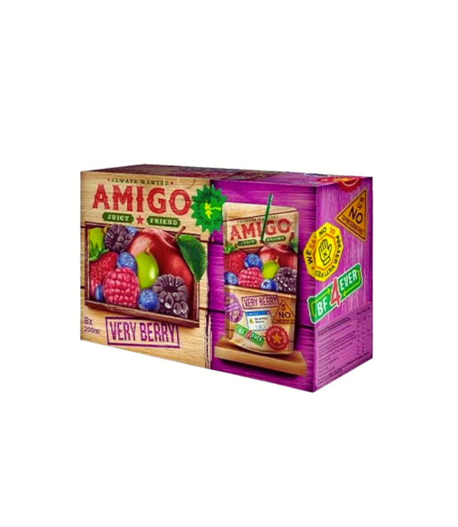 Amigo Fruit Drink Beerenmix (Very Berry), 8x0,2 ml Packung
