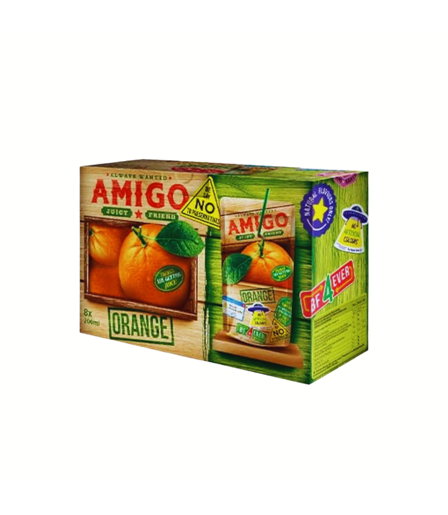 Amigo Fruit Drink Orange, 8x0,2 ml Packung