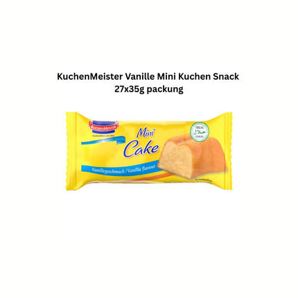Vanille Mini Kuchen Snack, 27er Pack
