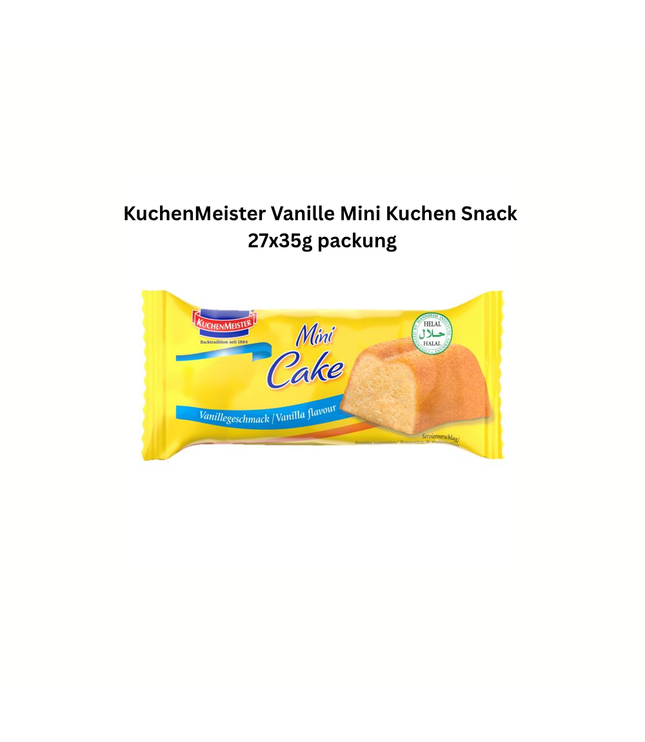 Vanille Mini Kuchen Snack, 27er Pack