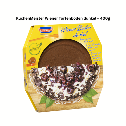 Wiener Tortenboden dunkel, 400 g