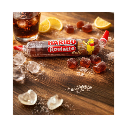 Haribo Roulette Cola Bonbonrolle im Folienpack