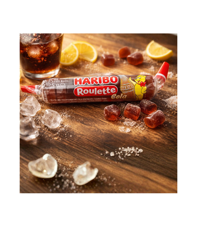 Haribo Roulette Cola Bonbonrolle im Folienpack