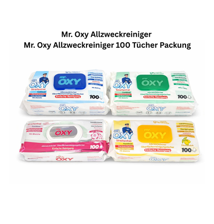 Mr. Oxy Allzweckreiniger - 100 Tücher Packung