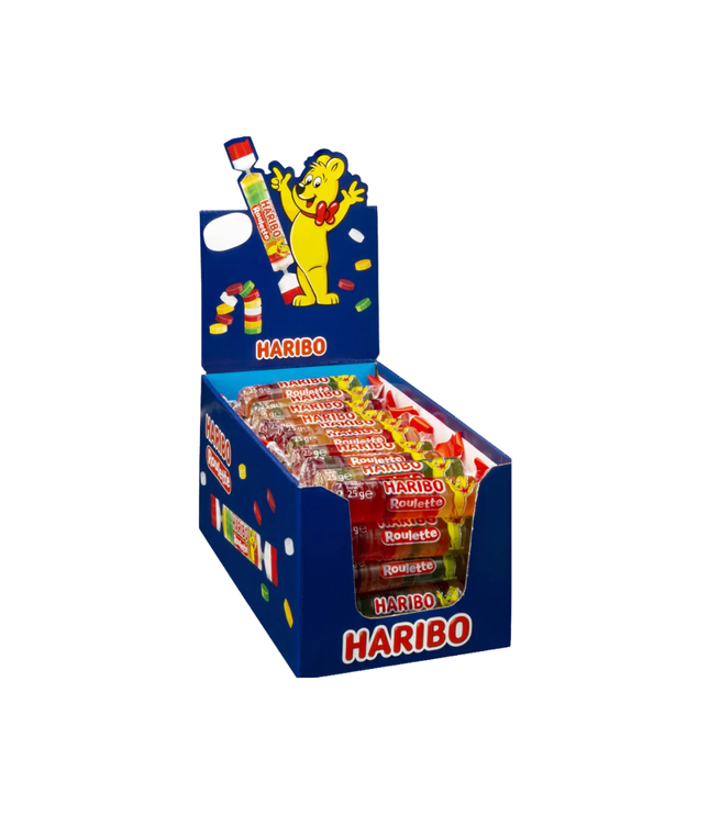 Haribo Roulette 50x25g Box, Sorte Fruchtgummi