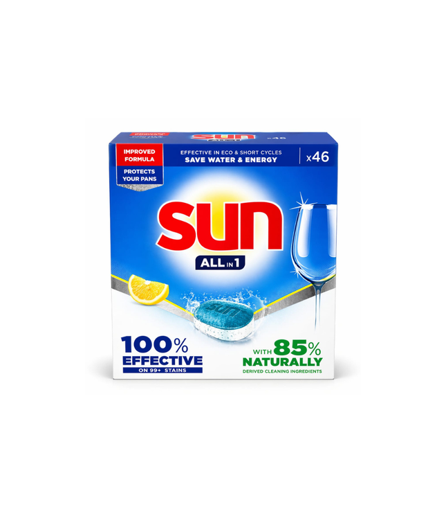 Sun Geschirrspültabs All-in-1 für Töpfe, x46