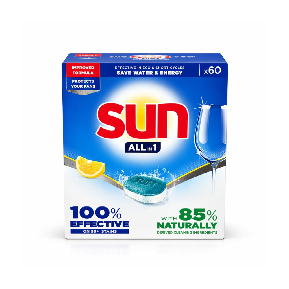 Sun Geschirrspültabs All-in-1 - Geeignet für Töpfe